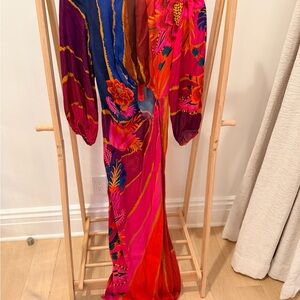 FARM Rio Multicolor Floral Midi Dress